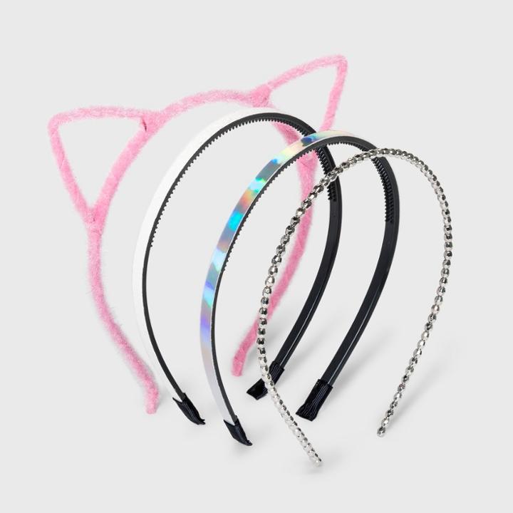 Girls' 4pk Headbands - Cat & Jack,
