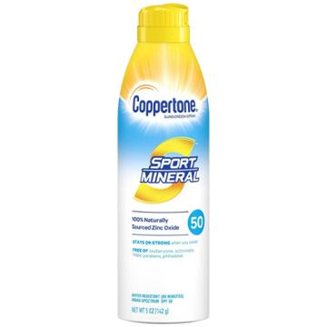 Coppertone Sport Mineral Sunscreen Spray -