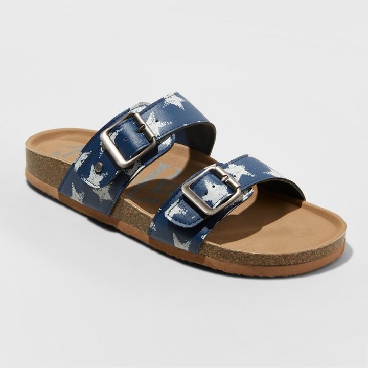 Women's Mad Love Keava Footbed Sandals - Navy (blue)