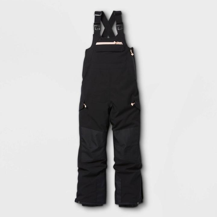 Girls' Sport Snow Bib - All In Motion Black