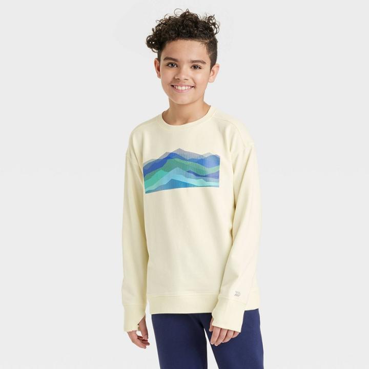 Boys' Outdoor Sweatshirt - All In Motion Yellow