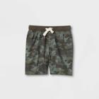 Toddler Boys' Woven Pull-on Shorts - Cat & Jack Green