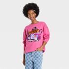 Bet Women's 106 And Park Graphic Sweatshirt - Neon Pink