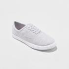 Women's Emilee Lace-up Canvas Sneakers - Mossimo Supply Co. Gray