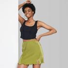 Women's Mini A-line Skirt - Wild Fable Green Apple