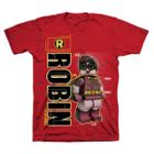 Boys' Lego Batman Robin T-shirt - Red