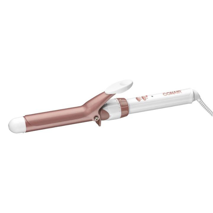 Conair Double Ceramic Curling Iron Rose Gold - 1, Adult Unisex, Pink