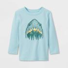 Toddler Boys' Shark Mountain Long Sleeve Graphic T-shirt - Cat & Jack Blue