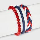 Men's Bracelet Set - Goodfellow & Co Red