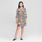 Women's Printed Shirtdress - Spenser Jeremy - Black/white 12,