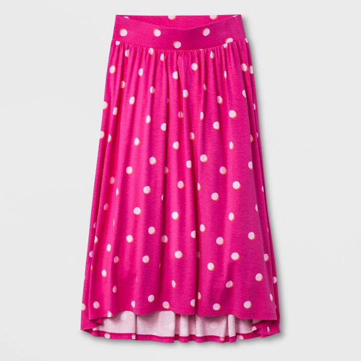 Girls' Maxi Skirt - Cat & Jack Fun Pink