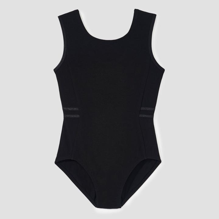Freestyle By Danskin Girls' Tank Leotard - Black