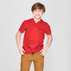 Boys' Short Sleeve Hooded Sweatshirt - Cat & Jack Red