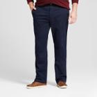Men's Big & Tall Straight Fit Hennepin Chino Pants - Goodfellow & Co Navy (blue)