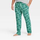 Men's Big & Tall 32 Regular Fit Knit Pajama Pants - Goodfellow & Co Dusky Green