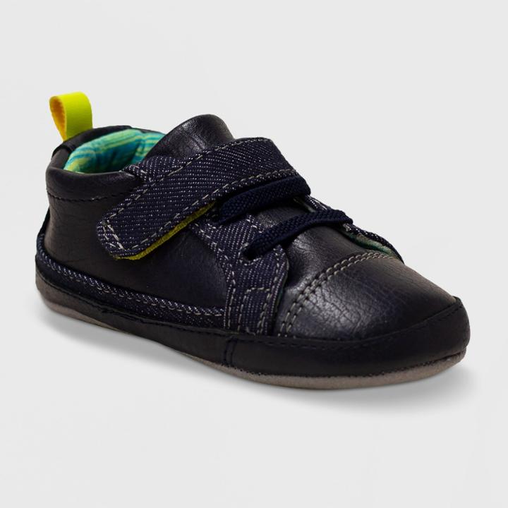 Ro+me By Robeez Baby Boys' Casual Parker Sneakers - Black