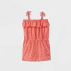 Oshkosh B'gosh Toddler Girls' Tank Top Floral Romper - Coral