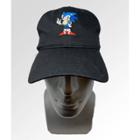 Men's Sonic The Hedgehog Flat Brim Baseball Hat - Black