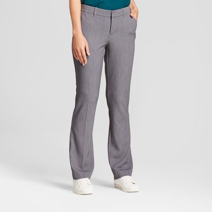 Target Women's Bootcut Bi-stretch Twill Pants - A New Day Gray 0l,