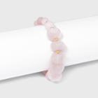 Semi-precious Rose Quartz And Pink Strawberry Quartz Stones Stretch Bracelet - Universal Thread Pink Rose