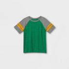Boys' Baseball Short Sleeve T-shirt - Cat & Jack Green/gray