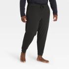 Men's Big & Tall Soft Gym Pants - All In Motion Black