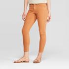 Women's High-rise Cropped Skinny Jeans - Universal Thread Roasted Brown