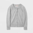 Toddler Girls' Solid Button-front Cardigan - Cat & Jack Gray