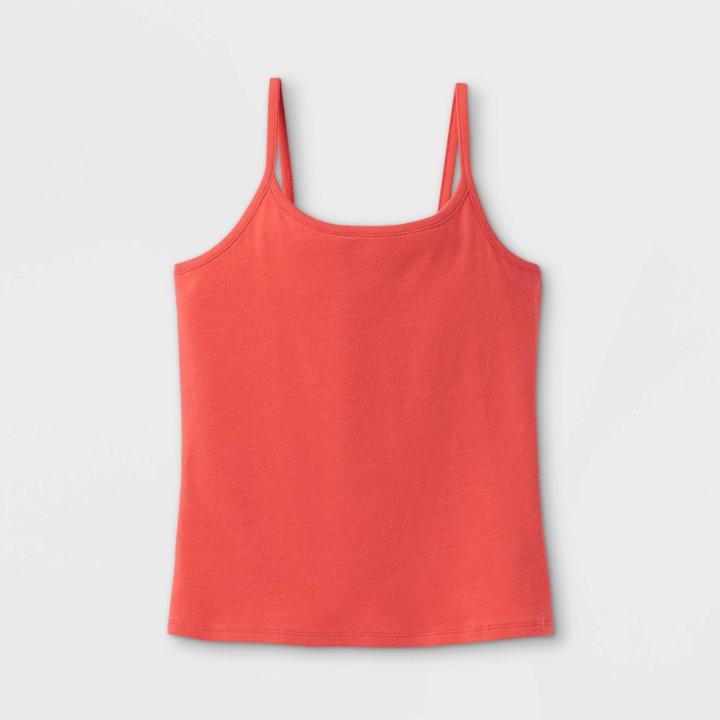 Girls' Tank Top - Art Class Coral