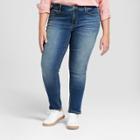 Women's Plus Size Mid-rise Skinny Jeans - Universal Thread Medium Wash 22w,