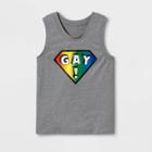 Ev Lgbt Pride Pride Gender Inclusive Adult Gay Hero Graphic Tank Top - Heather Gray Xs, Adult Unisex