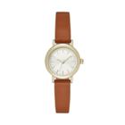Women's Value Clean Dial Strap Watch - A New Day Gold