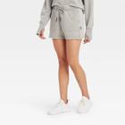 Women's French Terry Mid-rise Shorts - Joylab Medium Heather Gray
