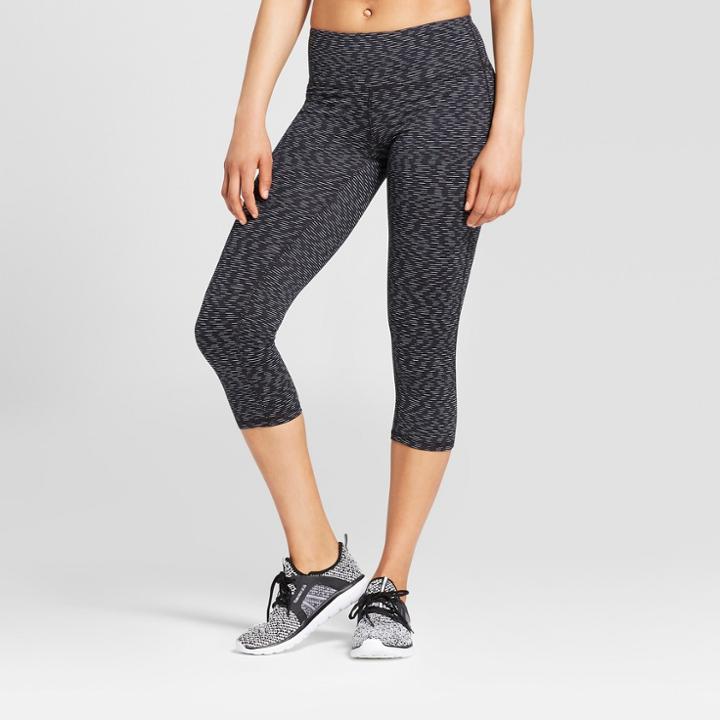 Women's Freedom Capri Leggings - C9 Champion Black & White