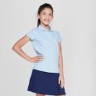 Girls' Short Sleeve Pique Uniform Polo Shirt - Cat & Jack