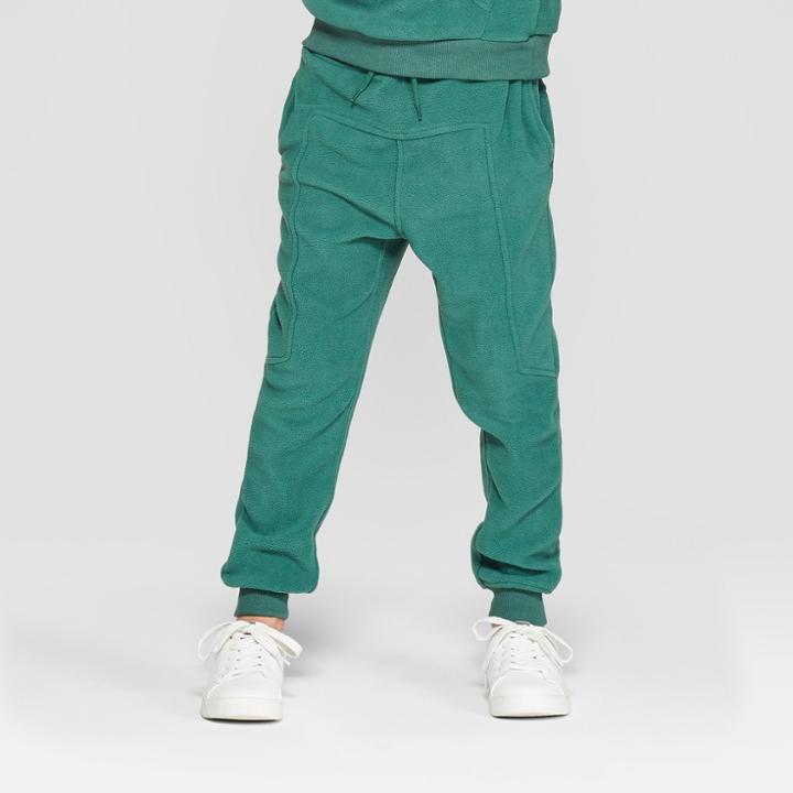 Boys' Paneled Jogger Pants - Art Class Green