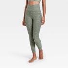Women's Contour Curvy Brushed Back Ultra High-waisted 7/8 Leggings 25 - All In Motion Deep Olive