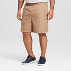 Men's Big & Tall 8 Solid Technical Elastic Waist Shorts - Goodfellow & Co Tan