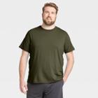 Men's Short Sleeve Performance T-shirt - All In Motion Olive Green