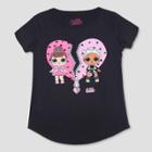 Target Girls' L.o.l. Surprise! Short Sleeve T-shirt - Black
