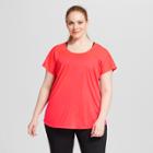 Women's Plus-size Run T-shirt - C9 Champion Hotline Orange