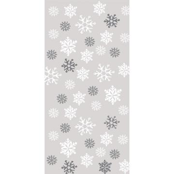 Creative Converting 20ct Snowflake Favor Bags, White
