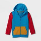 Toddler Boys' Fleece Zip-up Hoodie Sweatshirt - Cat & Jack Blue