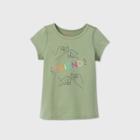 Toddler Girls' Adaptive Friend Graphic T-shirt - Cat & Jack Green