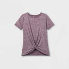 Girls' Short Sleeve Studio T-shirt - All In Motion Plum