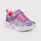 Toddler Girls' S Sport By Skechers Jaelyn Light-up Apparel Sneakers - Purple