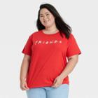 Women's Friends Plus Size Logo Short Sleeve Graphic T-shirt - Red