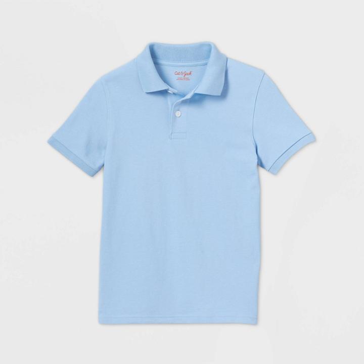 Petiteboys' Short Sleeve Stain Release Uniform Polo Shirt - Cat & Jack
