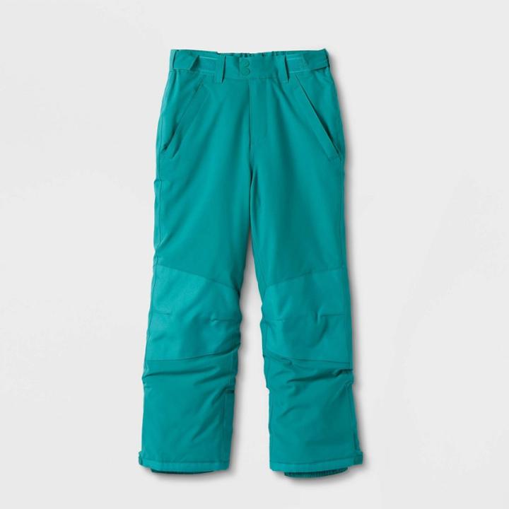 Kids' Sport Snow Pants With 3m Thinsulate Insulation - All In Motion Green