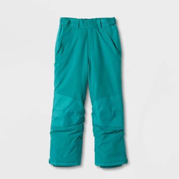 Kids' Sport Snow Pants With 3m Thinsulate Insulation - All In Motion Green